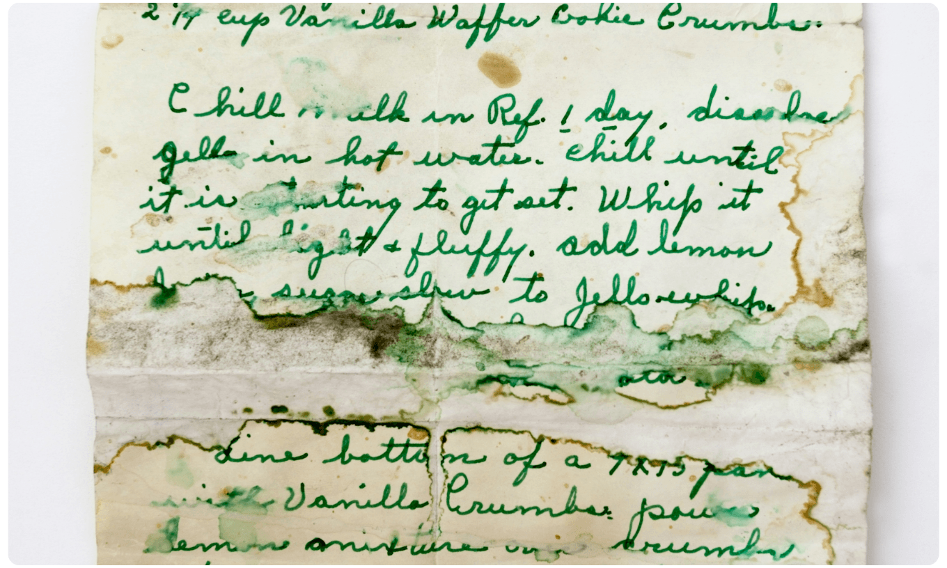 Preserve & Restore Family Recipes